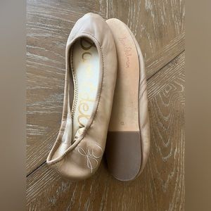 Sam Edelman Leather Fritz Nude Flats Size 12
